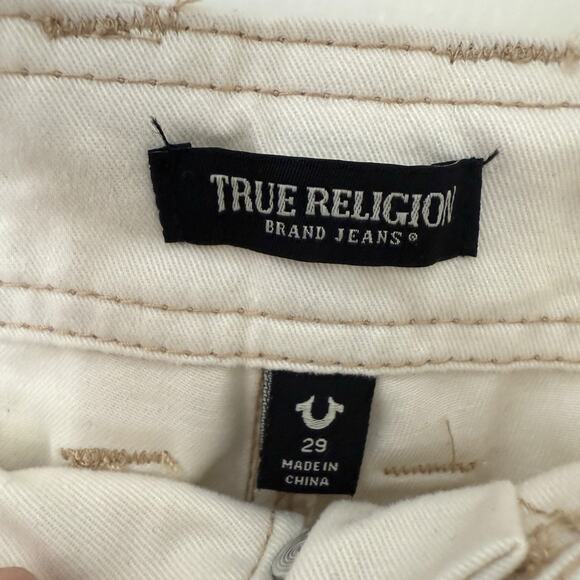 True Religion Military SN Cargo Pants Size 29 Winter White MSRP $139 NWT Womens - Picture 5 of 10